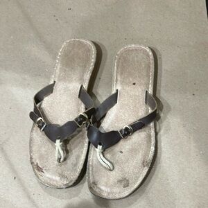 Brown sandals